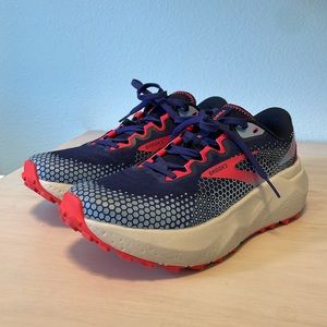 Brooks Women’s Caldera 6 Long Distance Trail Running Shoes Size 8.5 Cobalt Pink